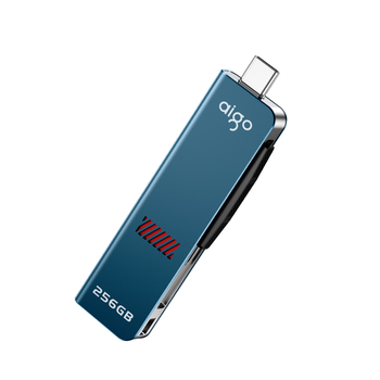 爱国者U357S 256G 极速固态双接口U盘 USB3.2/1000M