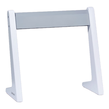 Labshark 塑料移液器架移液枪架进样器架 L型单面【白+灰】