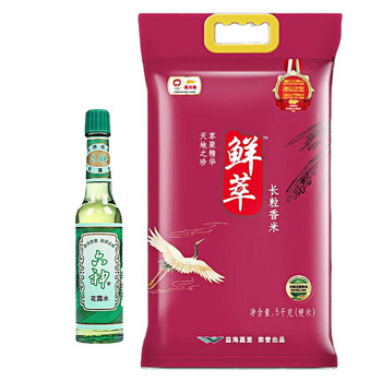 金龙鱼【经典推荐】花露水95ml+鲜萃长粒香5kg