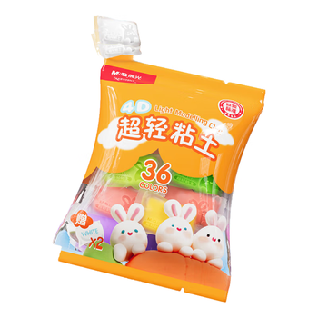 晨光（M&G）【欧盟标准】糖果袋装36色+2袋4D超轻粘土 彩泥橡皮泥黏土幼儿园小学生手工diy六一儿童节玩具礼物