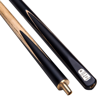 奥秘刺客台球杆黑八中头黑8中式八球小头斯诺克16彩桌球杆黑檀11.5mm