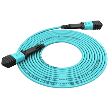 良浦 光纤跳线MPO-MPO母头8芯 多模万兆OM3 40/100G模块用MPO光纤线 5米 MPO-MD8-5M	