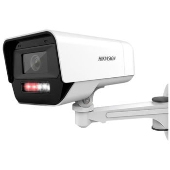 HIKVISION海康威视监控摄像头室外800万高清双光全彩夜视可拾音网线供电插卡存储移动侦测K18H-LT 4MM