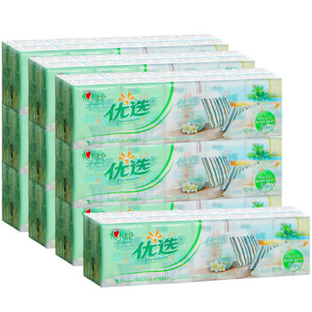 【居家必备】心相印 手帕纸3层10条共100包