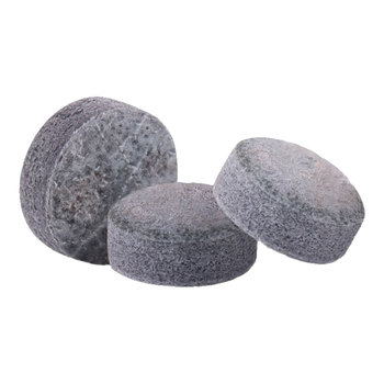 劲南皮头小头杆黑八斯诺克牛皮台球杆单层枪头 10MM 硬度M 50粒装  