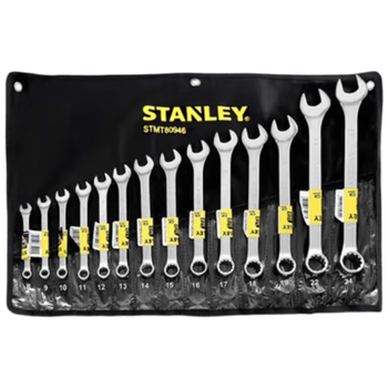 史丹利（STANLEY）两用扳手套装梅花开口扳手 B系列14件套（8-24mm）STMT80946-8-23