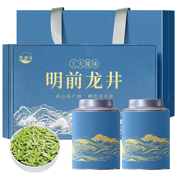 西湖说杭州明前特级龙井茶新茶头采嫩芽礼盒250g端午送礼长辈自己喝