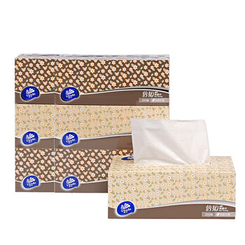 维达（Vinda）【好评榜TOP】倍韧2层盒巾200抽3盒装V2187×2提