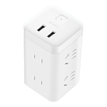 公牛（BULL） 大魔方USB插座插线板/插排/排插/接线板/拖线板 GNV-UU2126 白色魔方USB插座全长3米总控开关