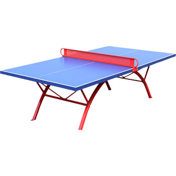 星鹿（X）室外乒乓球桌小翻边防水防晒乒乓球台家用 标准室外加强型	