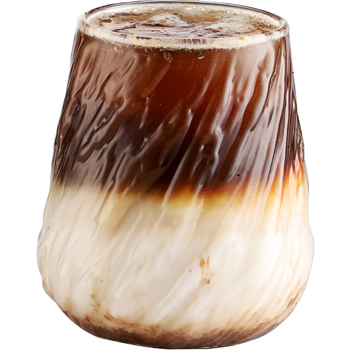 Bincoo咖啡杯高档精致复古美式Dirty玻璃杯下午茶意式浓缩拿铁杯