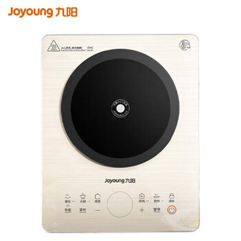 九阳（Joyoung）晶钻系列 家用电磁炉 2200W大功率 爆炒电磁炉 电磁灶火锅炉 C22S-N212 榛果金