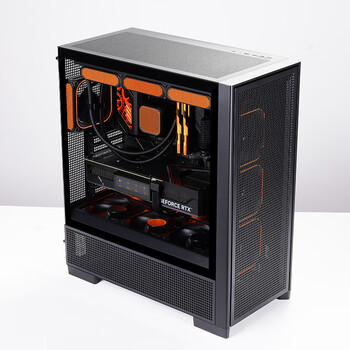 爱国者(aigo)扶摇 百里 黑色 玻璃侧透台式机电脑主机箱 支持360水冷/ATX主板/风道机箱/六面网孔防尘散热 爱国者(aigo)扶摇 百里 黑色 玻璃侧透台式机电脑主机箱 支持360水冷/ATX主板/风道机箱/六面网孔防尘散热