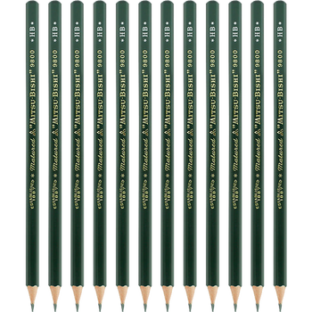 uni三菱【热门商品】 uni-ball 9800 HB铅笔儿童美术素描绘画绘图笔办公用品小学生专用文具套装 12支 uni三菱【热门商品】 uni-ball 9800 HB铅笔儿童美术素描绘画绘图笔办公用品小学生专用文具套装 12支