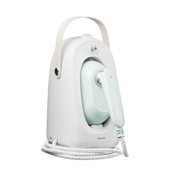 飞利浦（PHILIPS）台式不占地熨烫机手持家用小型挂烫机最大蒸汽量84g/min 1L拼豆熨斗 送礼物STE0950/70 桃汽包