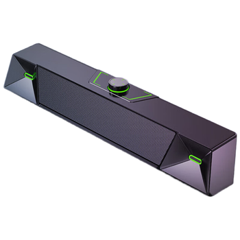 纽曼（Newmine）V1电脑音响音箱桌面便携家用有线低音炮2.0游戏电竞音箱长条音响