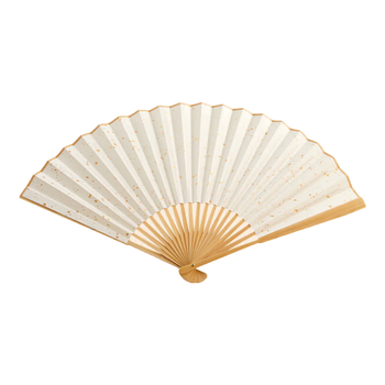六品书院折扇中国风古风扇子空白夏季书法题字绘画扇洒金扇面diy画扇 八寸中玉平板