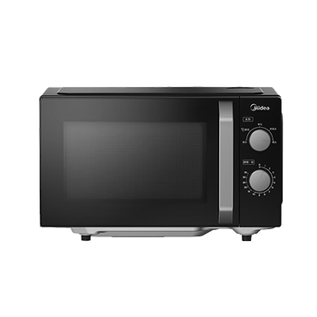 美的（Midea）微波炉经典升级款M2A 家用小型20升平板式易清洁快捷双旋钮高效速热杀菌除味