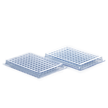 LABSHARK 一次性塑料血凝板96孔反应板细胞培养板透明加厚 96孔  U型 10片/包