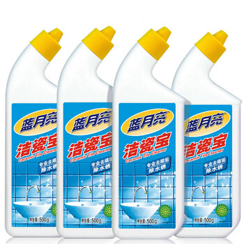 蓝月亮洁瓷宝瓷砖清洁剂地板砖瓷砖清洗剂500g*4瓶