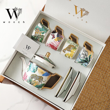 物取（WOOCH）陶瓷咖啡杯结婚礼物新婚礼盒乔迁伴手礼下午茶茶具套装新居礼品
