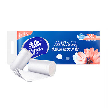 维达超韧780g无芯卷纸长卷12提箱装V4143