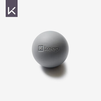 Keep 筋膜球瑜伽按摩健身肌肉放松足底手腕康复训练手抓球 灰色