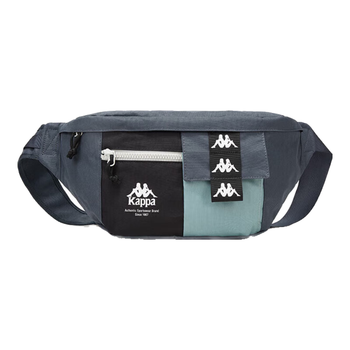 卡帕（Kappa）背靠背单肩包 2024新款复古拼色腰包斜挎背包K0EY8BX24