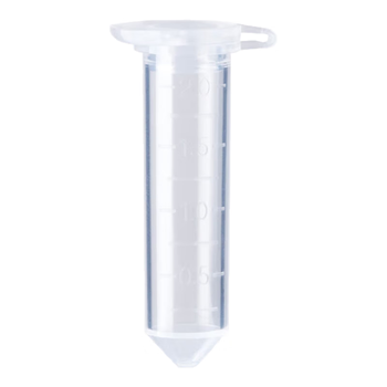 比克曼生物 塑料离心管一次性无菌加厚带刻度螺旋盖样品管 【2mL】翻盖尖底500个/袋 1袋