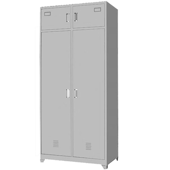 花都家美营具双人士兵柜更衣柜双门内务柜钢制衣柜宿舍物品柜衣帽柜子G020