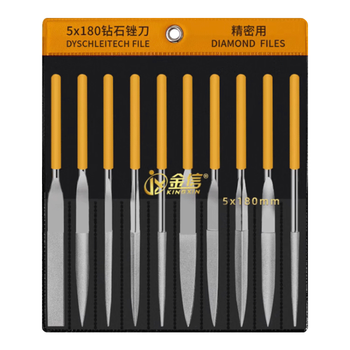金信（KINGXINJX）金刚石锉刀小合金金钢挫刀什锦锉打磨组合装大号1套