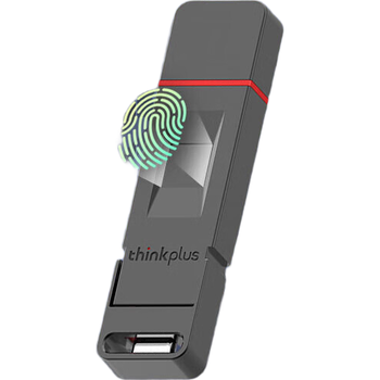 thinkplusThinkPlus 联想 128GB 指纹保护U盘 USB3.2加Type-C双接口密码防泄密手机电脑办公优盘FU100系列