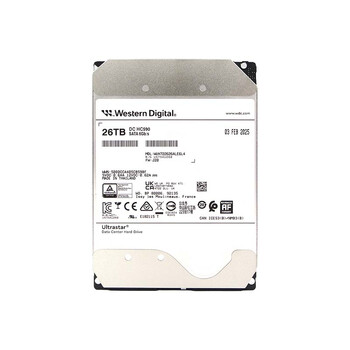 西部数据(WD)26TB企业级氦气机械硬盘HC590 SATA 7200转512MB CMR垂直 服务器硬盘 3.5英寸WUH722626ALE6L4 西部数据(WD)26TB企业级氦气机械硬盘HC590 SATA 7200转512MB CMR垂直 服务器硬盘 3.5英寸WUH722626ALE6L4