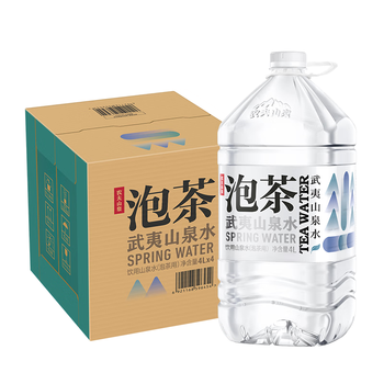 农夫山泉 饮用山泉水天然水（泡茶用）武夷山泉水泡茶水4L*4桶 整箱