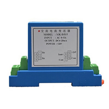 鑫凯辰 MIK-DJSI-30A-V3-B1单相直流交流接线式电流变送器传感器100mA+DC24V