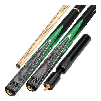 奥秘新代绿色风暴斯诺克台球杆小头中式黑八8桌球杆分体10mm枪手系列