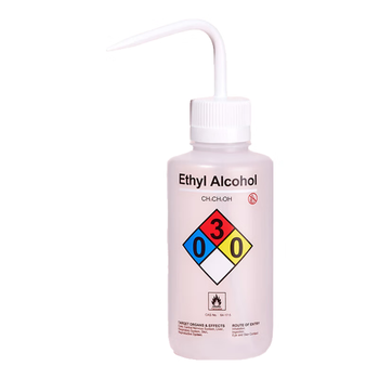 LABSHARK塑料安全洗瓶乙醇丙酮甲醇洗瓶不含溶剂 乙醇专用500mL 1个