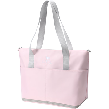 骆驼（CAMEL）大容量旅行袋登机托特包健身单肩手提包 575B77L7039 粉色 均码