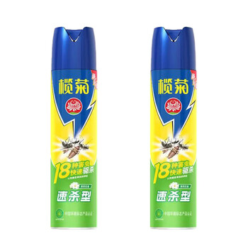 榄菊速杀杀虫剂500ml*2瓶【一瓶多杀 强效灭虫】茉莉花香 