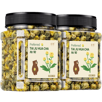 音朗 花草茶叶 菊花茶胎菊茶菊花蕾泡水喝凉茶可搭金银花罐装70g/罐