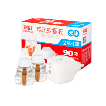 六神 电热蚊香液组合【蚊香液34ml*2+直插器*1】无烟无味 有效驱蚊
