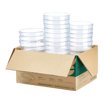 比克曼生物 一次性塑料培养皿整箱圆形实验室无菌植物细菌酵种弧菌微生物平板平皿 超厚款60mm1000个