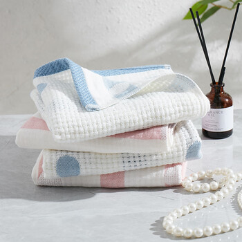 金丝莉（KINTHERI）双层纱抑螨毛巾 36x70cmx2