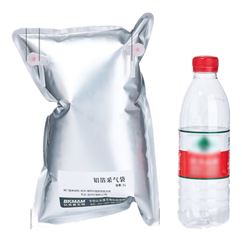 比克曼生物（BKMAM）铝箔采气袋气体采样袋收集袋PP阀门实验室气体收集装置 【双阀1L】16*24cm
