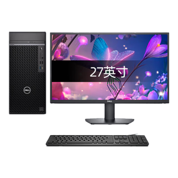 戴尔（DELL）台式机电脑OptiPlex7020MTplus 14代商用办公主机(i9-14900K 64G 512G固态+2T 集显 定制)+27英寸