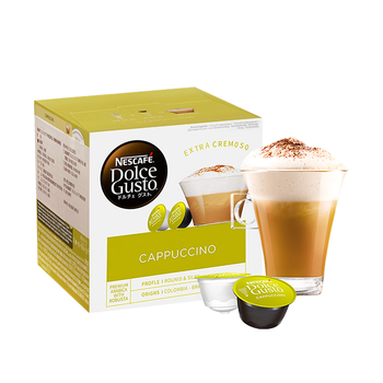DOLCE GUSTO卡布奇诺 进口花式胶囊咖啡11.65g*16颗