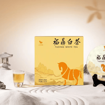 八马茶业 白牡丹 福鼎白茶 茶香高扬 汤顺水甜 鲜爽甘甜 白牡丹357克
