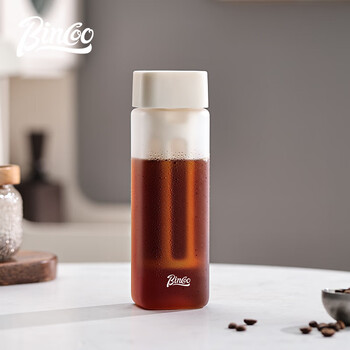 Bincoo冷萃杯随行四方形咖啡杯便携tritan水杯冷萃壶冷泡茶咖啡壶