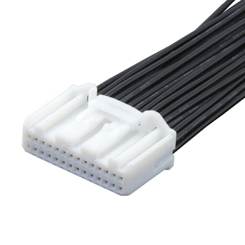 正鑫远 汽车连接器音响导航倒车公母插拔式对接插件线束插头 1565380-1-28孔母头 线长20cm