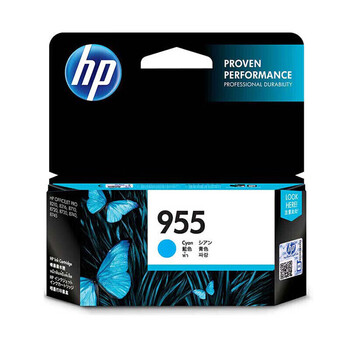 惠普（HP）L0S51AA 955 原装青色墨盒（适用8210 8216 8710 8720 8730 7720 7730 7740）约700页